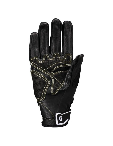 Par Guantes Scott Cuero Assault Pro color Negro/Blanco