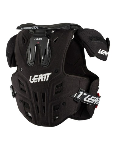 Peto & Collarín Leatt Fusión 2.0 Junior Negro