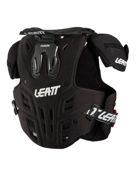 Peto & Collarín Leatt Fusión 2.0 Junior Negro