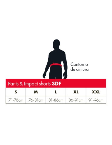 Pantalón Leatt Impact Short 3DF 6.0