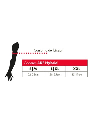 Coderas Leatt 3DF Hybrid Negro