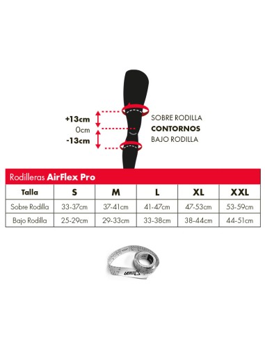 Rodilleras Leatt AirFlex Pro Negro