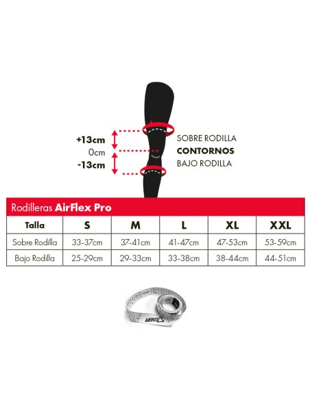 Rodilleras Leatt AirFlex Pro Negro
