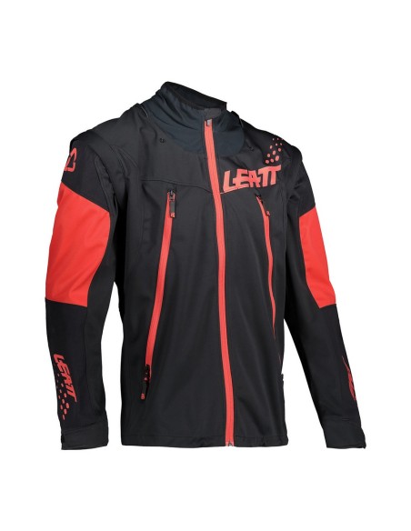 Chaqueta Moto Leatt 4.5 Lite Negro/Rojo