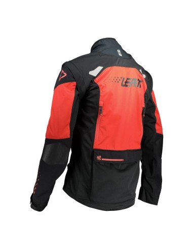Chaqueta Moto Leatt 4.5 Lite Negro/Rojo