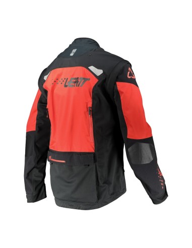 Chaqueta Moto Leatt 4.5 Lite Negro/Rojo