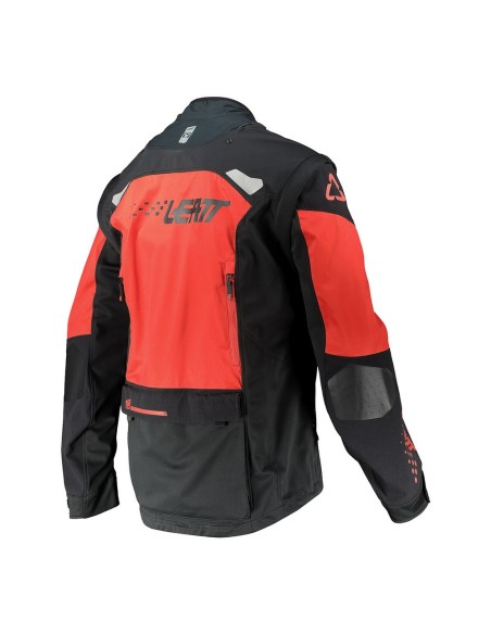 Chaqueta Moto Leatt 4.5 Lite Negro/Rojo