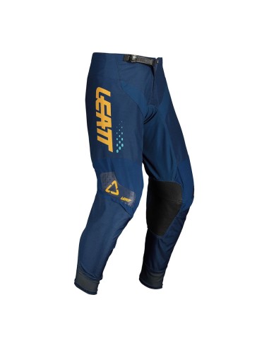 Pantalón Moto Leatt 4.5 Azul/Dorado