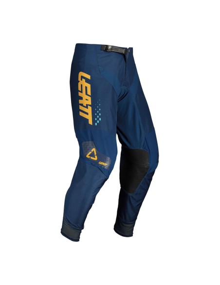 Pantalón Moto Leatt 4.5 Azul/Dorado