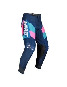 Pantalón Moto Leatt 4.5 Azul/Rosa 2