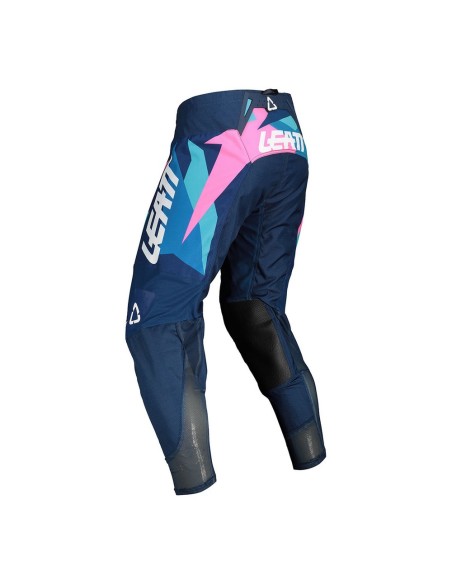 Pantalón Moto Leatt 4.5 Azul/Rosa