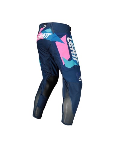 Pantalón Moto Leatt 4.5 Azul/Rosa