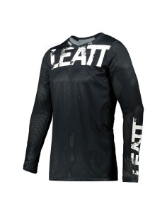 Camiseta Moto Leatt 4.5 X-Flow Negro
