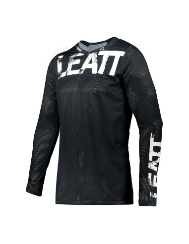 Camiseta Moto Leatt 4.5 X-Flow Negro