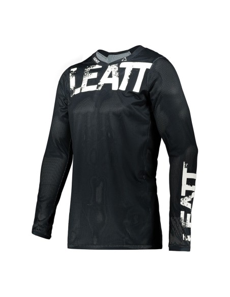 Camiseta Moto Leatt 4.5 X-Flow Negro