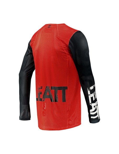 Camiseta Moto Leatt 4.5 X-Flow Rojo