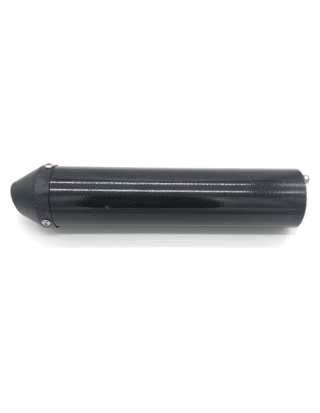 Recambio Silencioso de Carbono HGS 250cc L=280mm (Sin Colector, Brida ni Adhesivos)