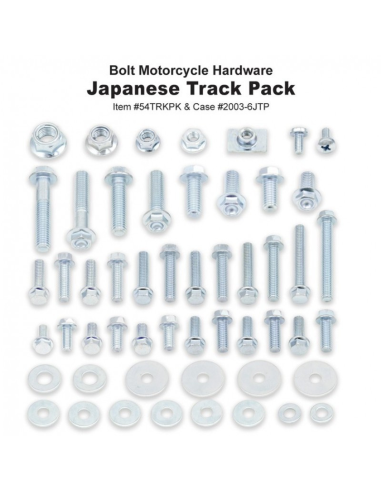 Kit Tornilleria Bud para Japonesas 50 Unidades