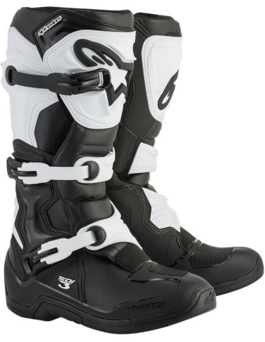 Bota Alpinestars Tech 3 Offroad Negro/Blanco