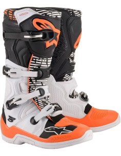 Bota Alpinestars Tech 5 Blanco/Negro/Naranja