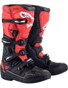 Bota Alpinestars Tech 5 Negro/Rojo Fluor