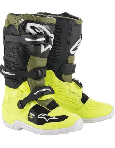 Bota Alpinestars Tech 7S Youth Amarillo...