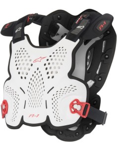 Peto Alpinestars A-1 Roost Guard Negro/Blanco