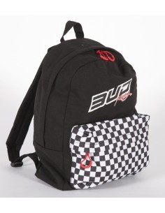 Mochila Bud Racing Checkers Negro/Blanco 21 Litros (18 x...
