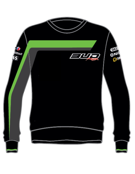 Sudadera Infantil Staff Bud Racing 2018 Verde/Negro