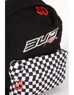 Mochila Bud Racing Checkers Negro/Blanco 21 Litros (18 x... 2