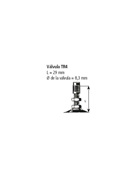 Camara de Aire 70/100-19 Michelin Reforzada 2mm TR4
