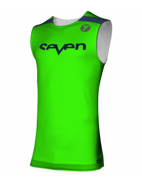 Camiseta sin Mangas Seven Zero Raptor (Chaleco) Verde Fluor (Flo Green)