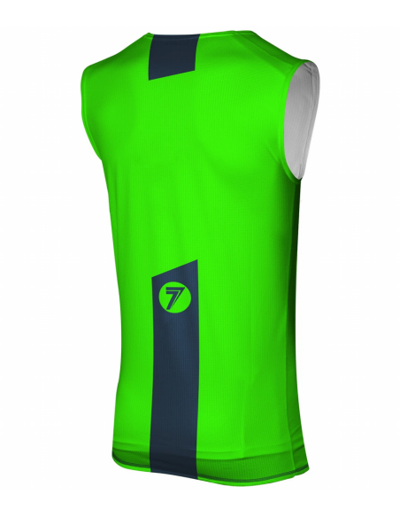 Camiseta sin Mangas Seven Zero Raptor (Chaleco) Verde Fluor (Flo Green)