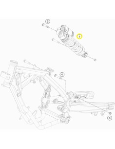 Amortiguador Original KTM SX 65 2020- + Husqvarna TC 65...