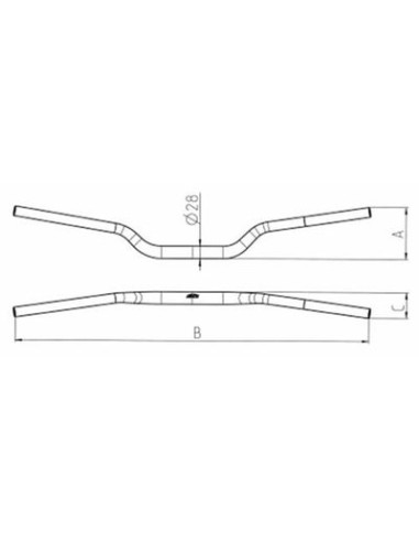 Manillar Renthal Twinwall 996 Negro/Alumino...