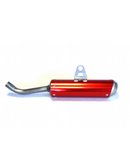 Silencioso de Aluminio HGS Rojo GasGas MC 85 2021- + KTM SX 85 2018- + Husqvarna TC 85 2018-