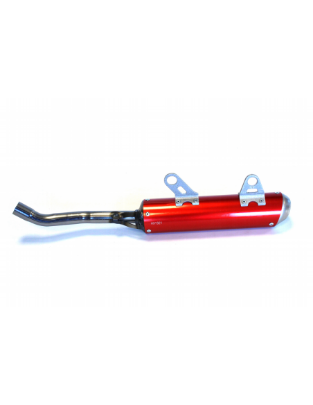Silencioso de Aluminio HGS GasGas MC 125 2021- + KTM SX 125/150 2019- + Husqvarna TC 125 2019- Rojo