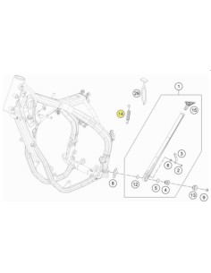 Muelle Caballete Lateral Original KTM/Husqvarna/GasGas