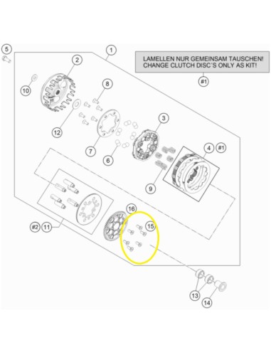 Tornillo de Cabeza Avellandada M6x16 10.9 DIN...