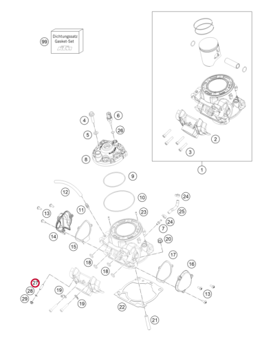 Thread PIN Din0913-m 6x20 (KTM/HVA/GG)
