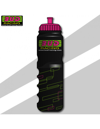 Bidón 750ml BUD Racing Negro con Logo Bud Racing