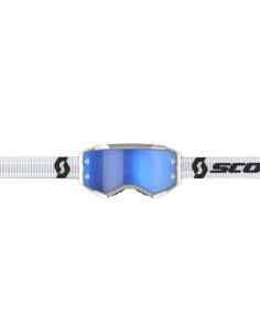 Gafa Scott Fury Blanca (White) Lente Blue Chrome Work (Azul) 2