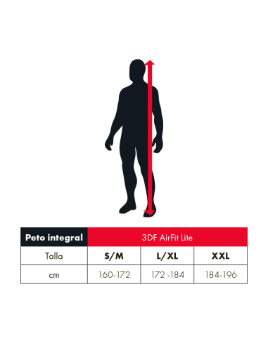 Peto Integral Leatt 3DF AirFit Lite Negro