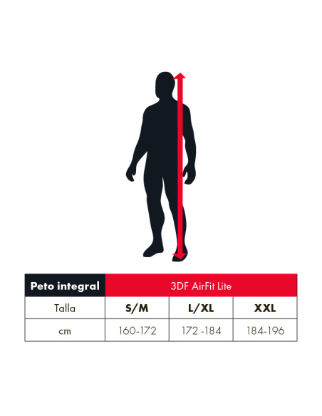 Peto Integral Leatt 3DF AirFit Lite Negro