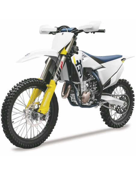 Moto miniatura NewRay Husqvarna FC 450 Blanca/Azul (escala 1:12)
