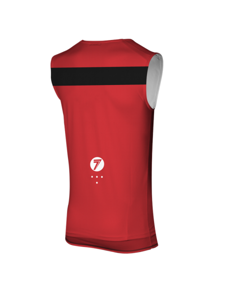 Camiseta sin Mangas Seven Zero Echelon Over Jersey Roja (Chaleco)
