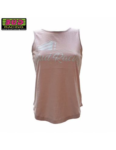 Camiseta sin Mangas Mujer Bud Racing Icon Rosa