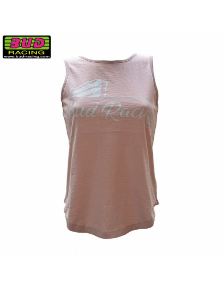 Camiseta sin Mangas Mujer Bud Racing Icon Rosa