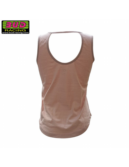 Camiseta sin Mangas Mujer Bud Racing Icon Rosa