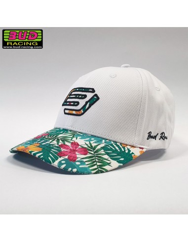 Gorra BUD Tropical Blanca Talla Única